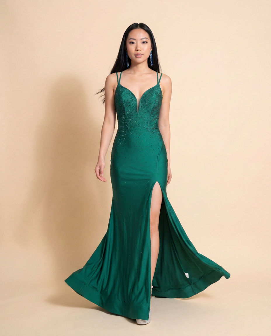 Robe Sirène Émeraude