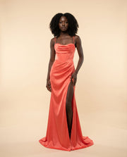 Corset Avec Fente Corail
