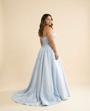 Robe Corset Princesse Bleu Pâle