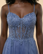 Robe Évasée Ardoise