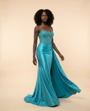 Robe Corset Teal