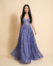 Robe Bustier Corset Periwinkle