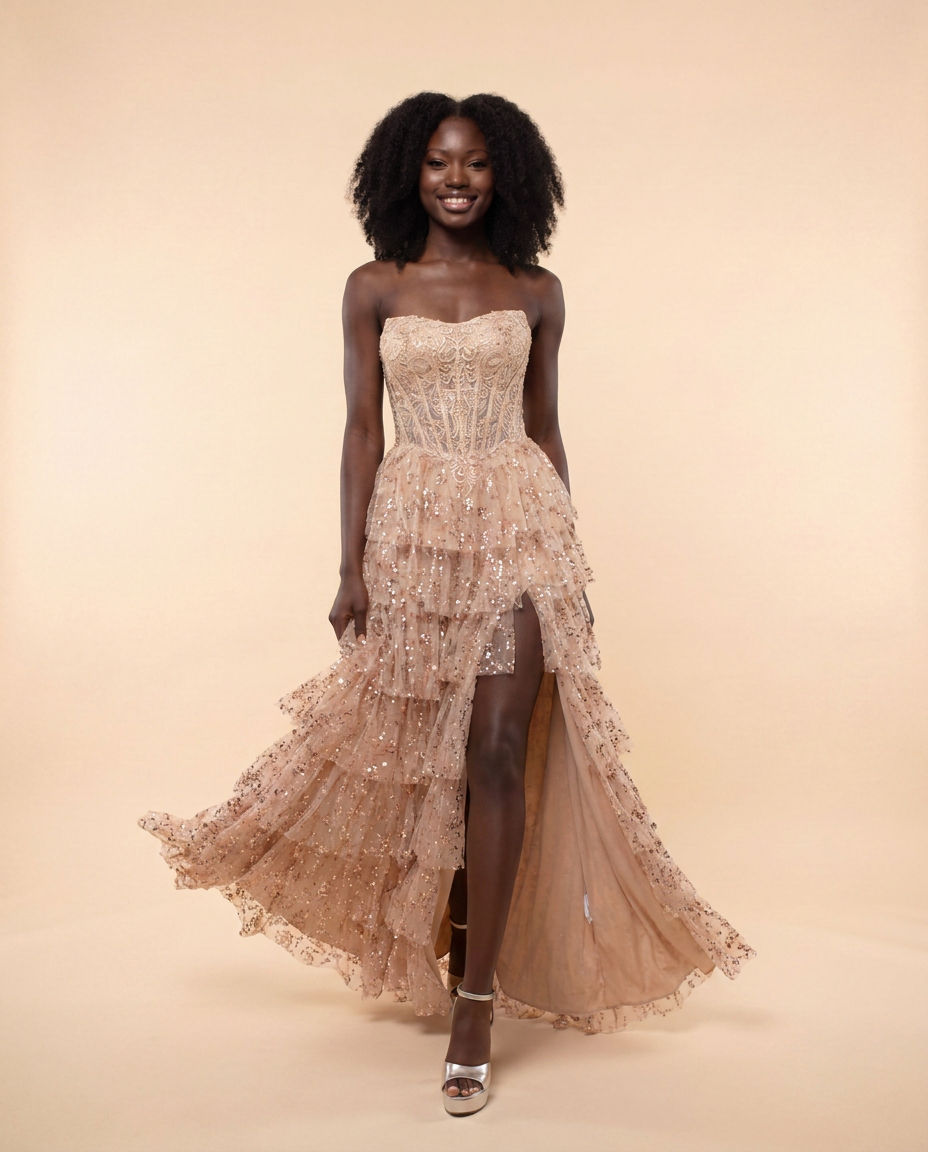 Robe Corset Champagne