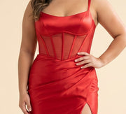 Robe Corset Ajusté Marine