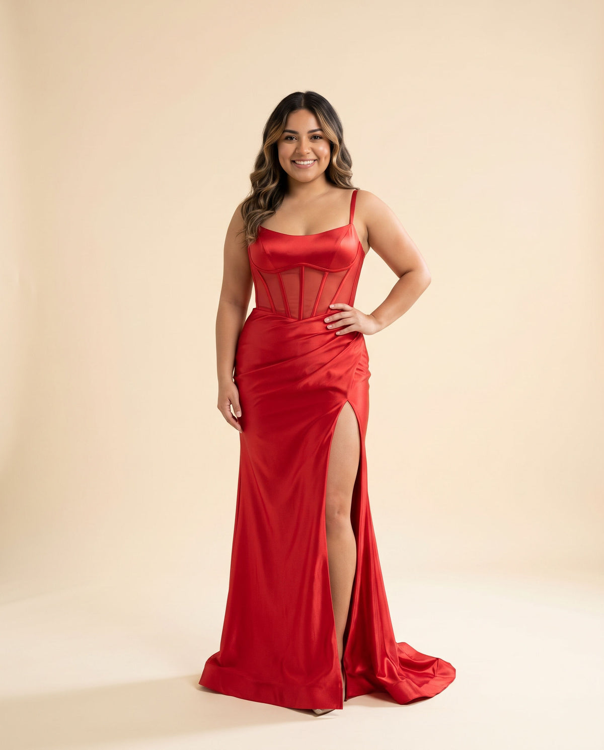 Robe Corset Ajusté Marine