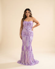 Robe Brillante Lilas