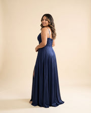 Robe fluide Bleu Marine