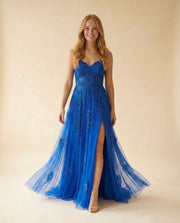 Robe Sirène Bleu Royal