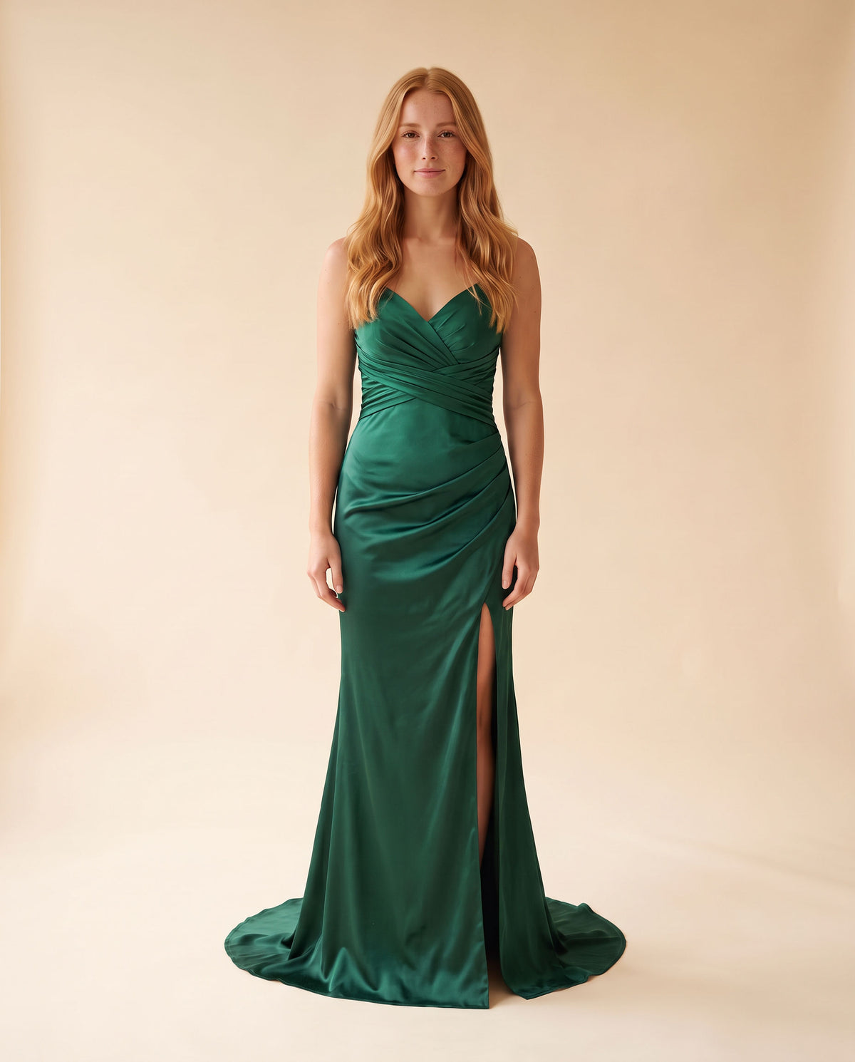 Robe Ajusté Émeraude
