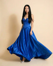 Bustier Gown Royal Blue