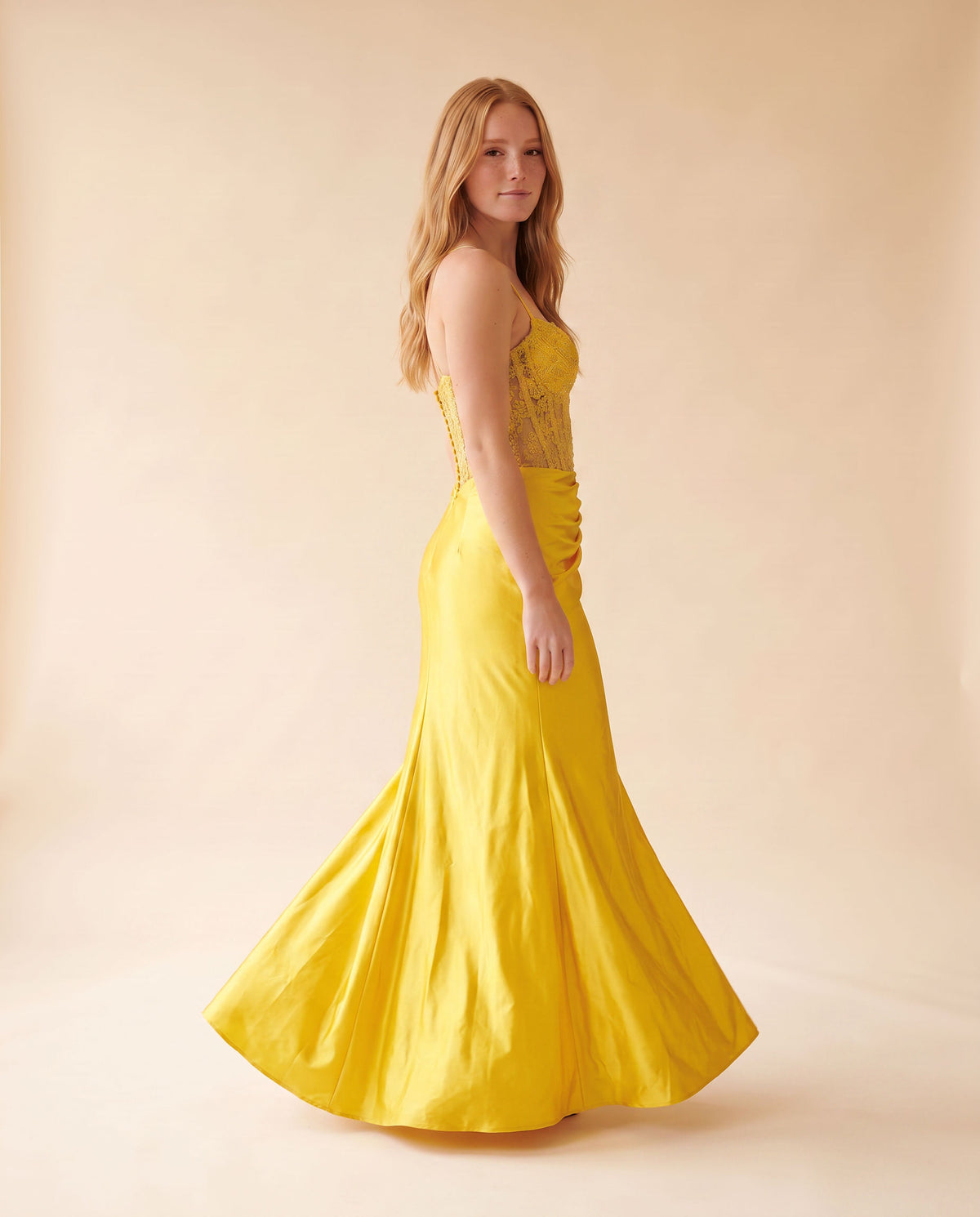 Robe Corset Jaune