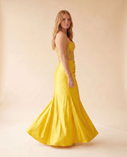 Robe Corset Jaune