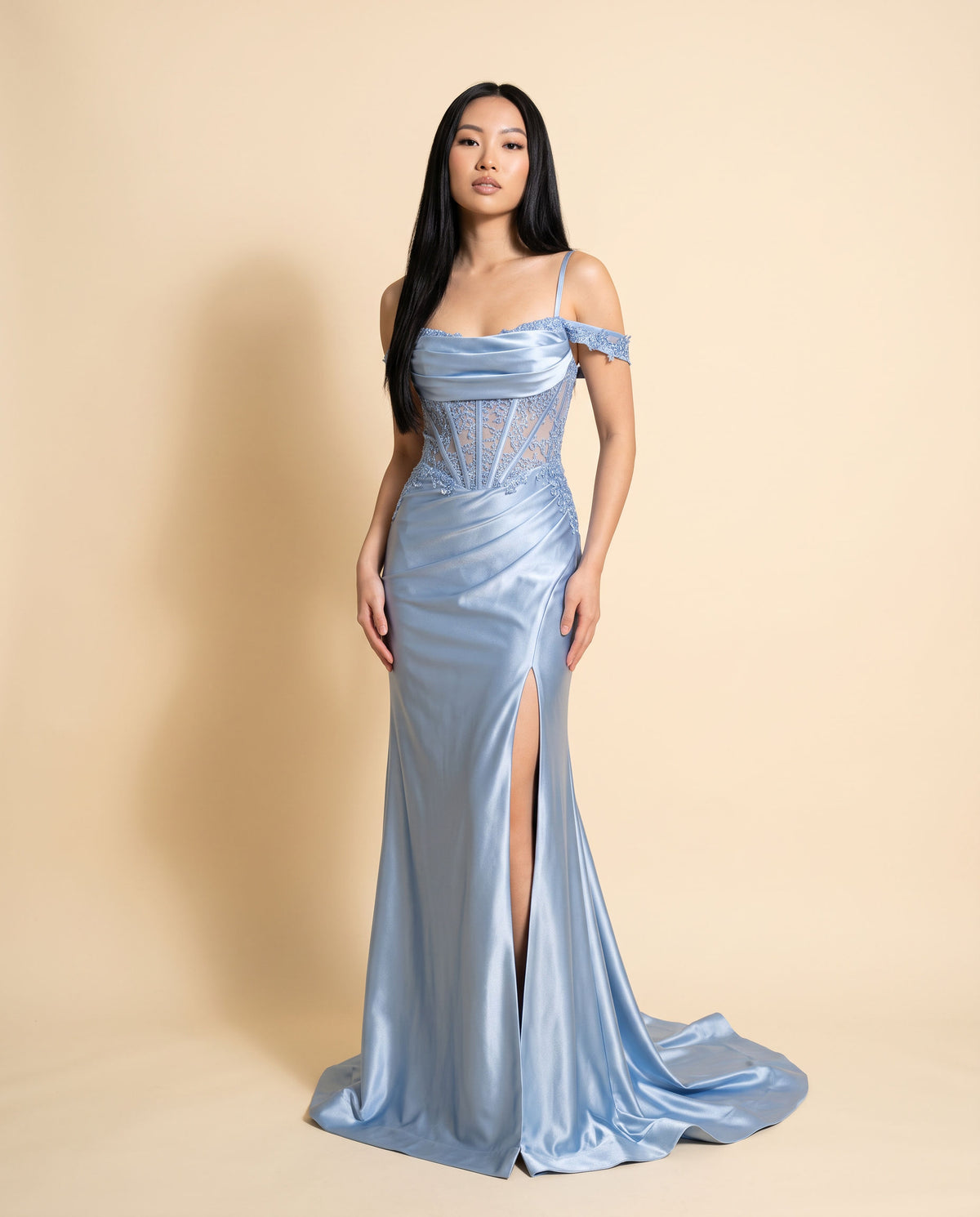 Robe Corset Ajustée Slate