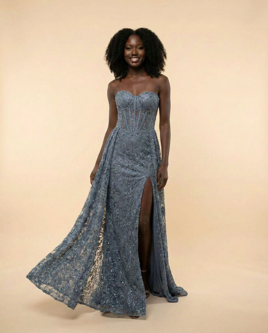 Robe à Paillettes Ardoise