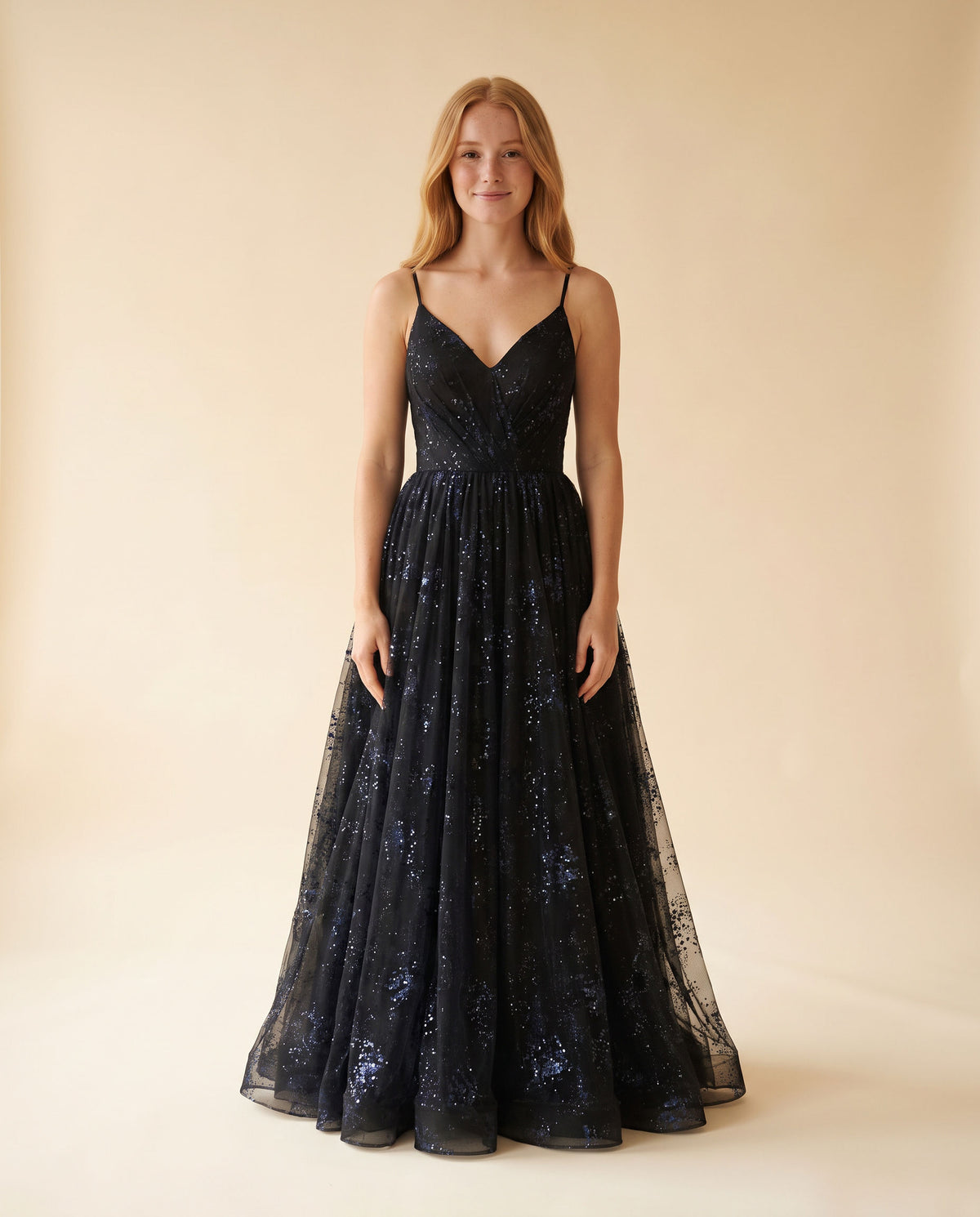 Robe avec appliqués Noire