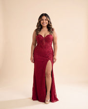 Robe Corset Bourgogne