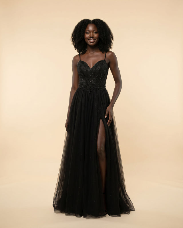 Robe Avec Tule Noire
