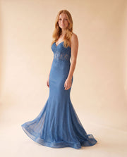 Robe Bleu Pâle