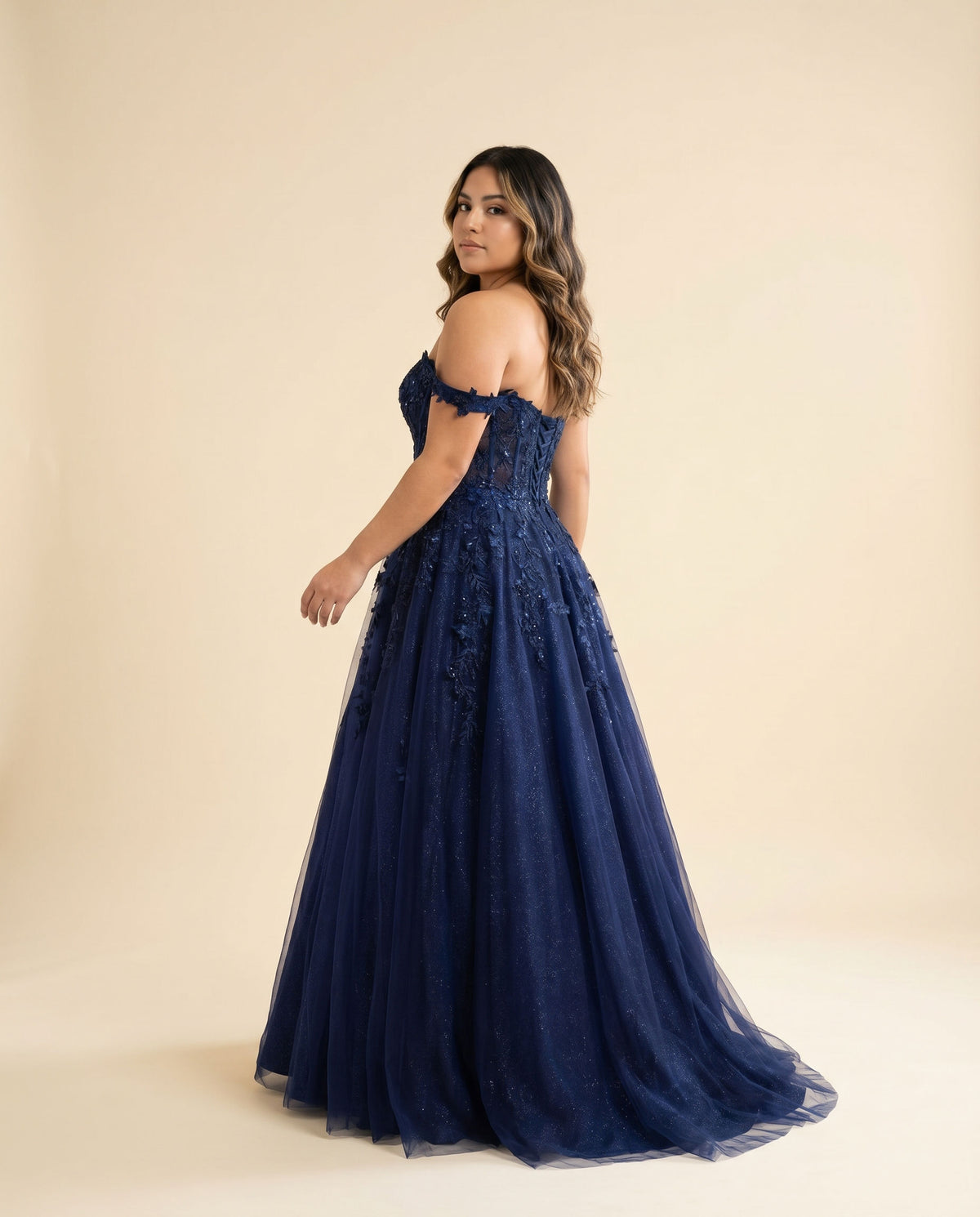 Robe Corset Bustier Marine