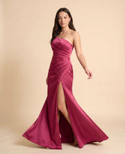 Robe En Satin Berry