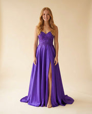Sweetheart Gown Purple