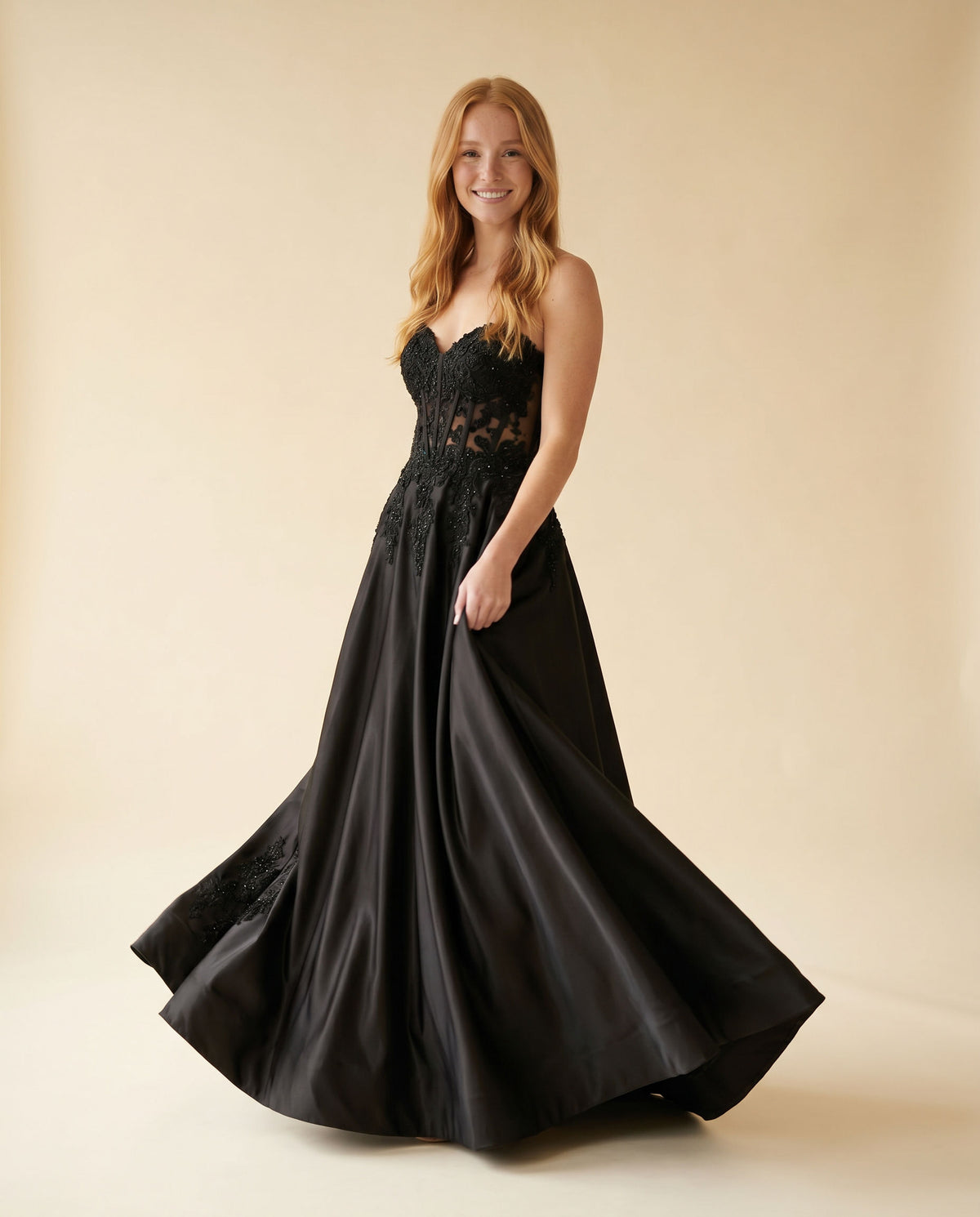 Robe Corset Princesse Noire