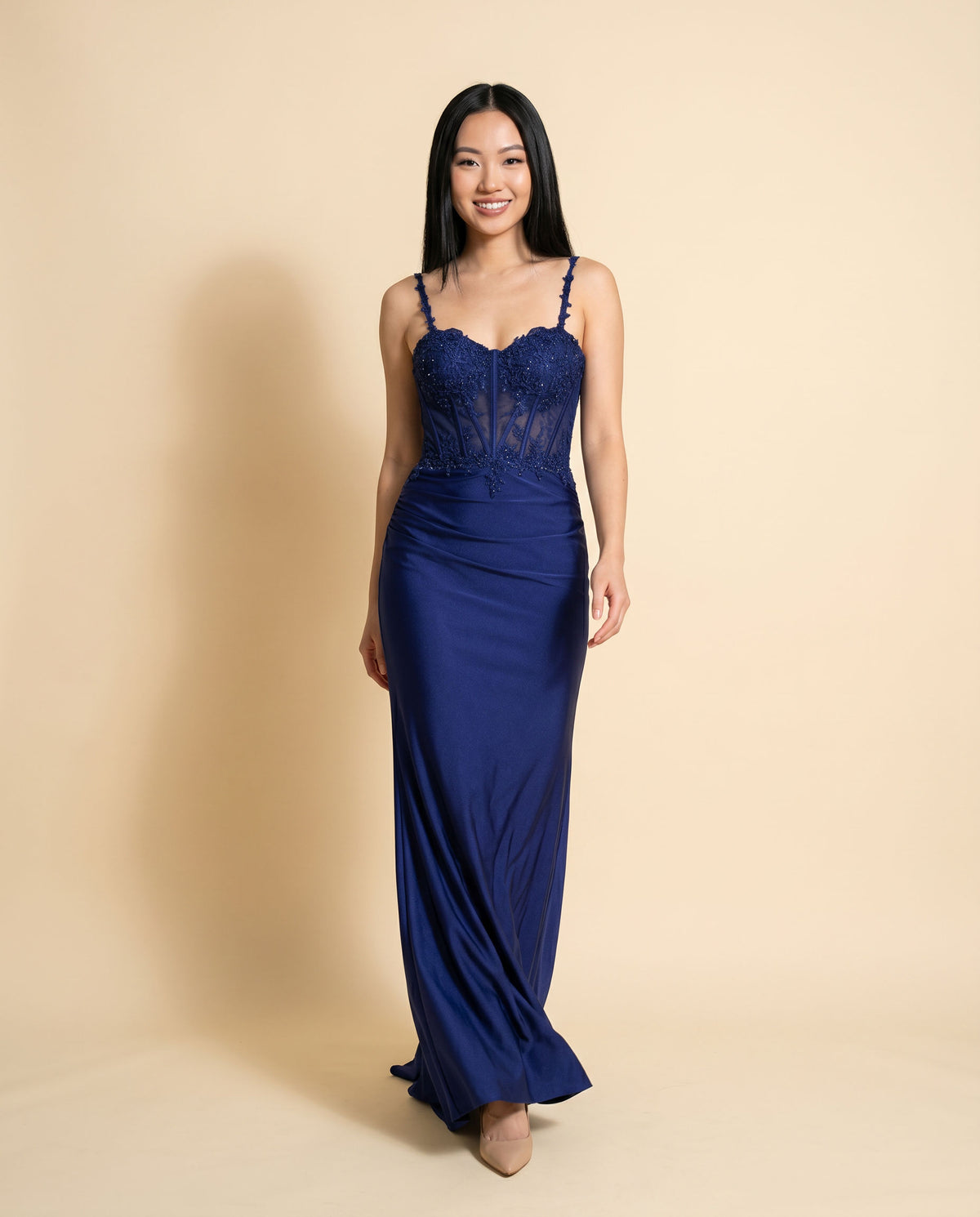 Robe Corset Marine