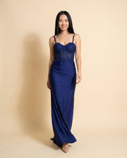 Robe Corset Marine