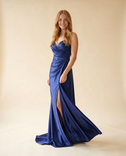 Robe Ajustée Marine