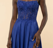 Robe Corset Fluide Marine