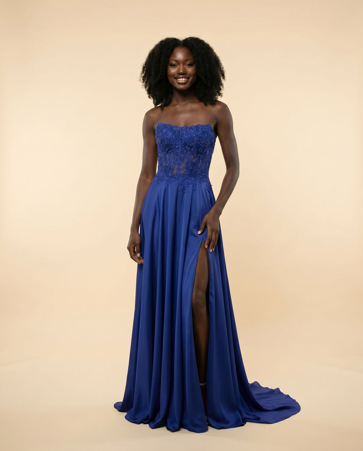 Robe Corset Fluide Marine