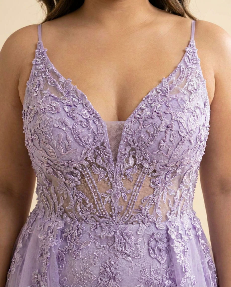 Robe Sirène Lilas