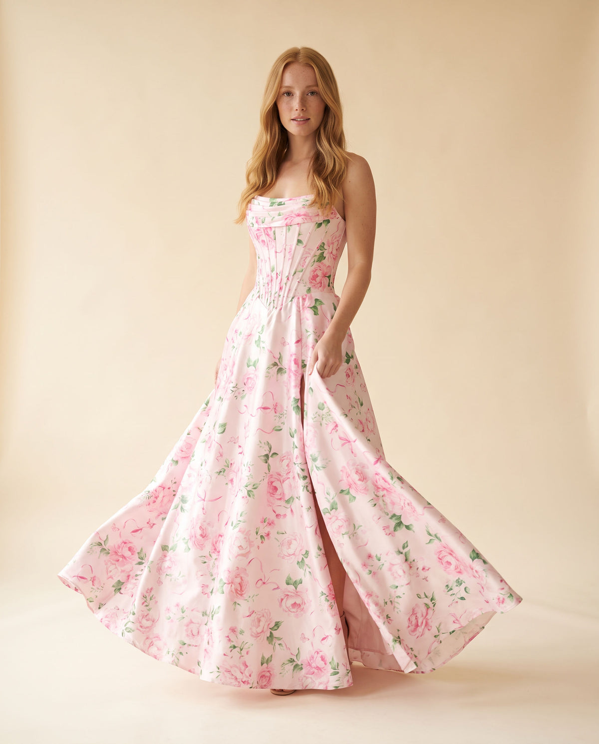 Robe Corset Fleurie