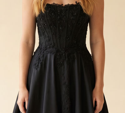 Robe Princesse bustier Noire