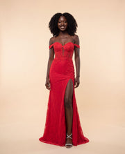 Robe Dentelle Rouge