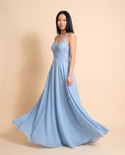Robe Bleue Poudre