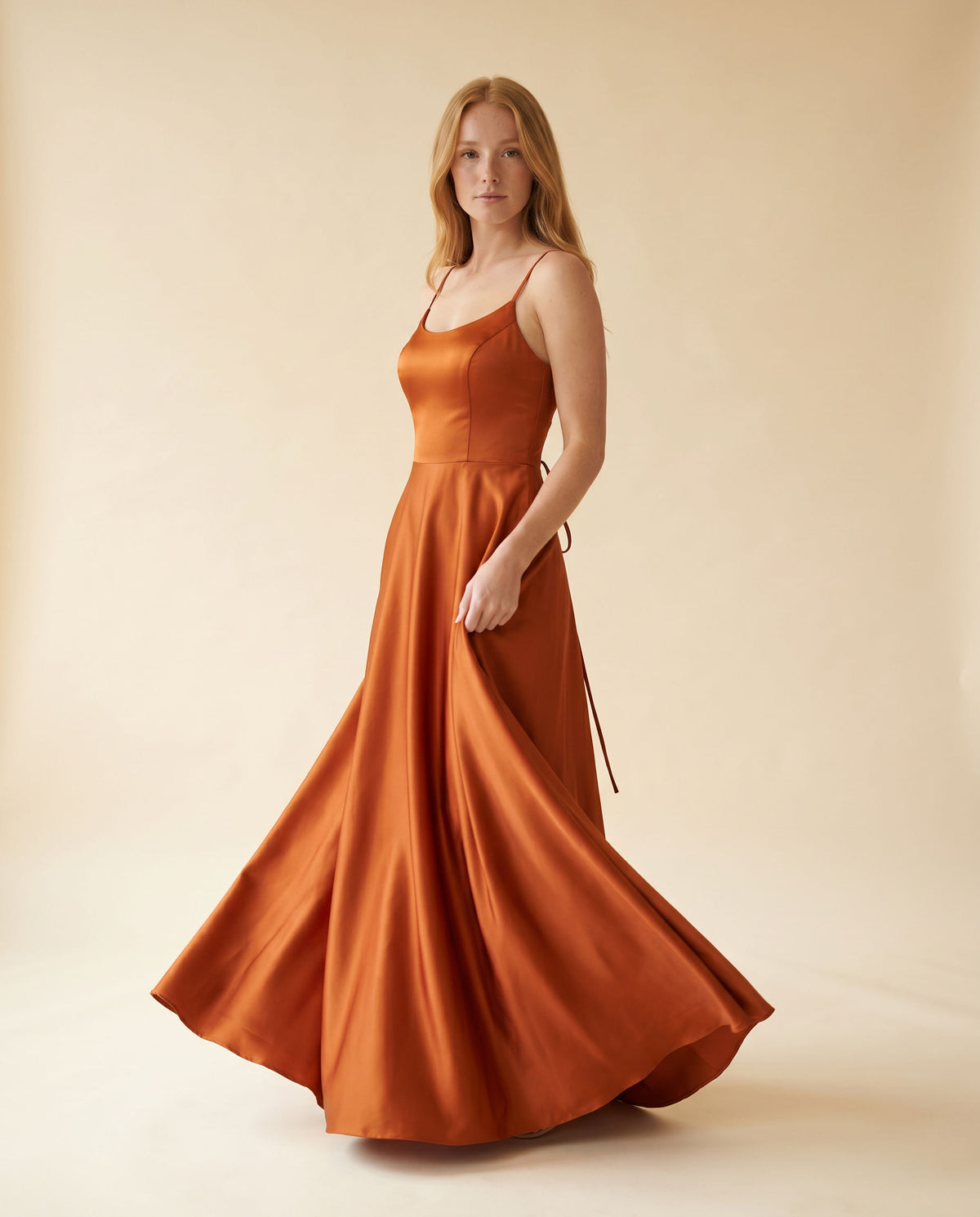 Robe De Satin Menthe