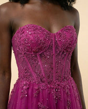 Robe en Tulle Magenta