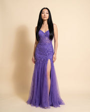 Robe ajustée style sirène Marine