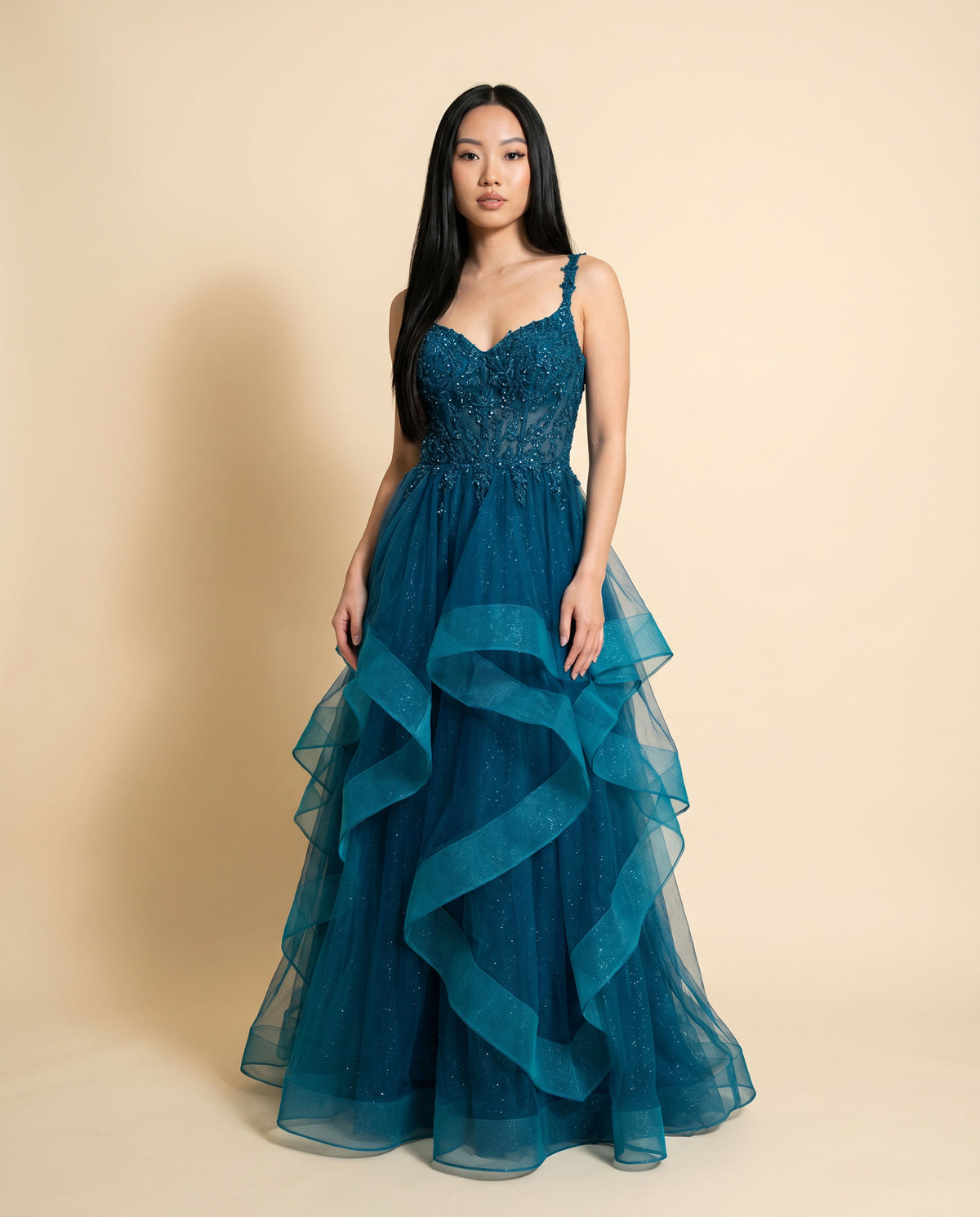 Robe Princesse À Volants Bourgogne