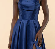Robe corset bustier Bleu marine