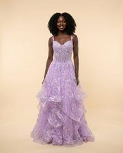Robe en Dentelle Lilas