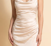 Robe Satinée Champagne