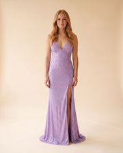 Robe Ajusté Lilas