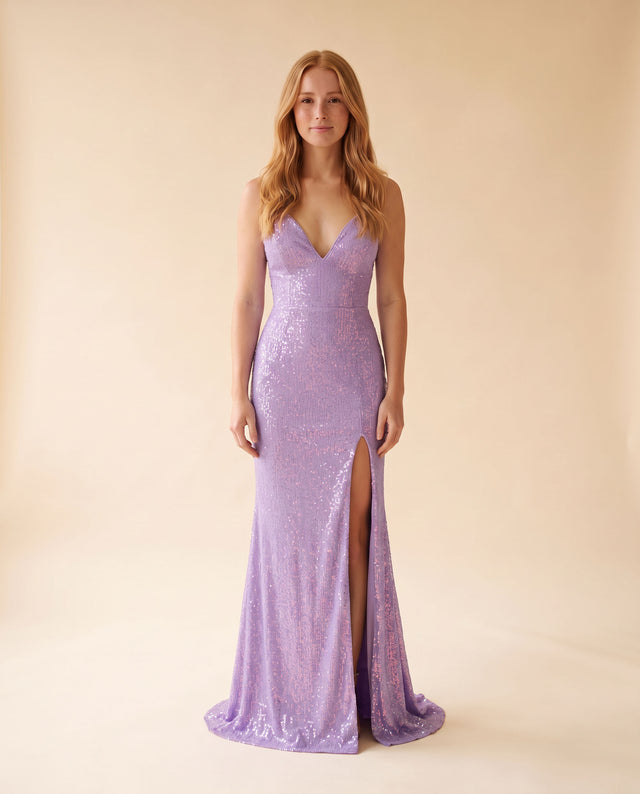 Robe Ajusté Lilas