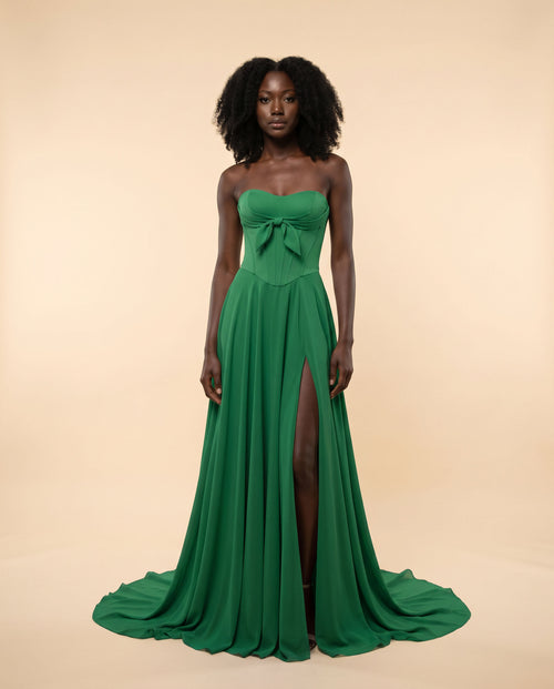 Sherri Hill - Robe Verte Pale