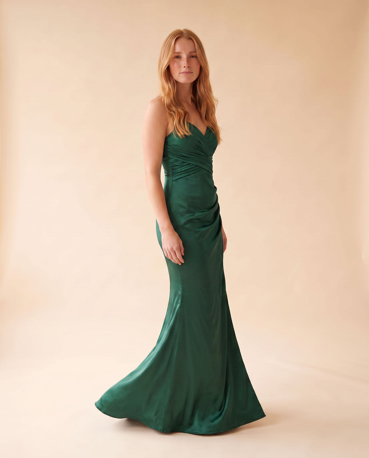 Robe Ajusté Émeraude