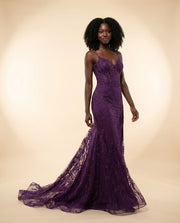 Robe Sirène À Corset Amethyst