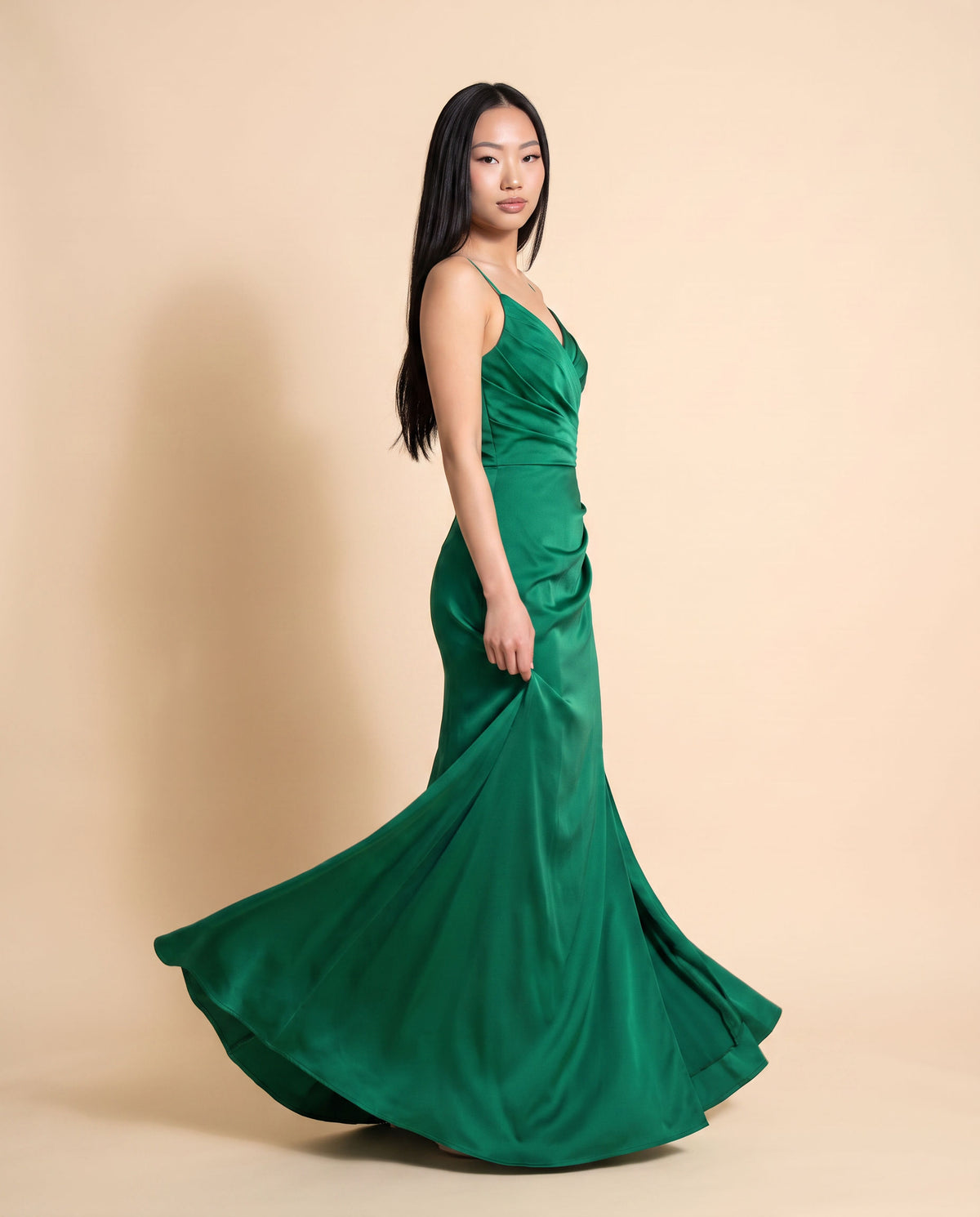 Robe Ajusté Émeraude
