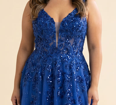 Robe En Tulle Bleu Royal